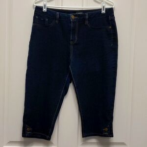 d.jeans capri pants,Navy Blue